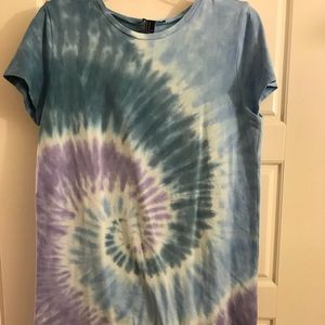 Tie Dye T Shirt Dress